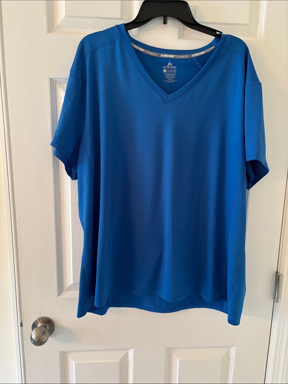 Women's V-Neck Active Tee - Blue